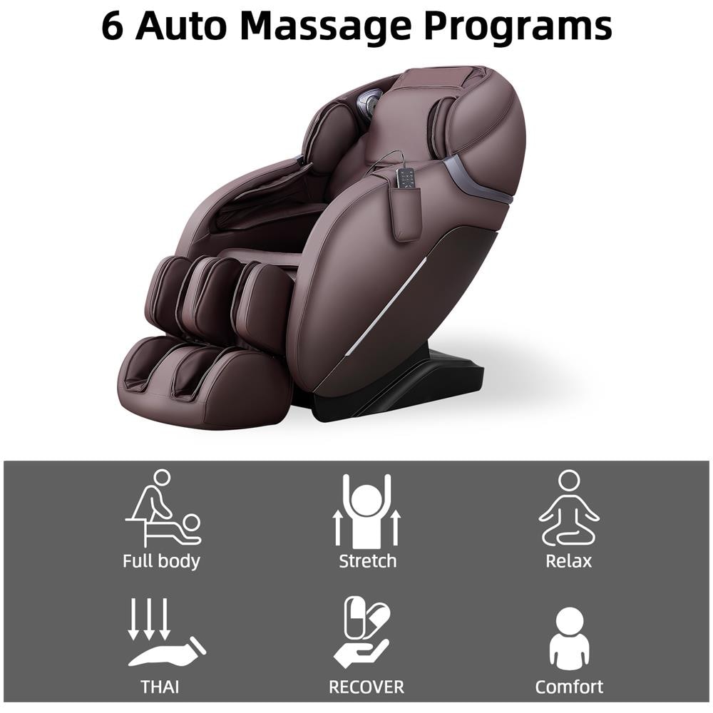 Poltrona Massaggiante Smart Irest A303 Sl Track Rulli Robotici 3d - Marrone - Foto 3