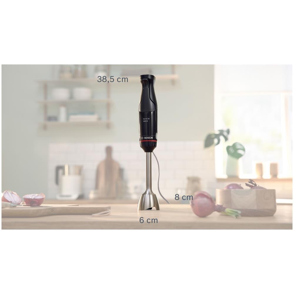 Serie 4 MSM4B620 frullatore 0,6 L Frullatore ad immersione 1000 W Nero - Foto 2