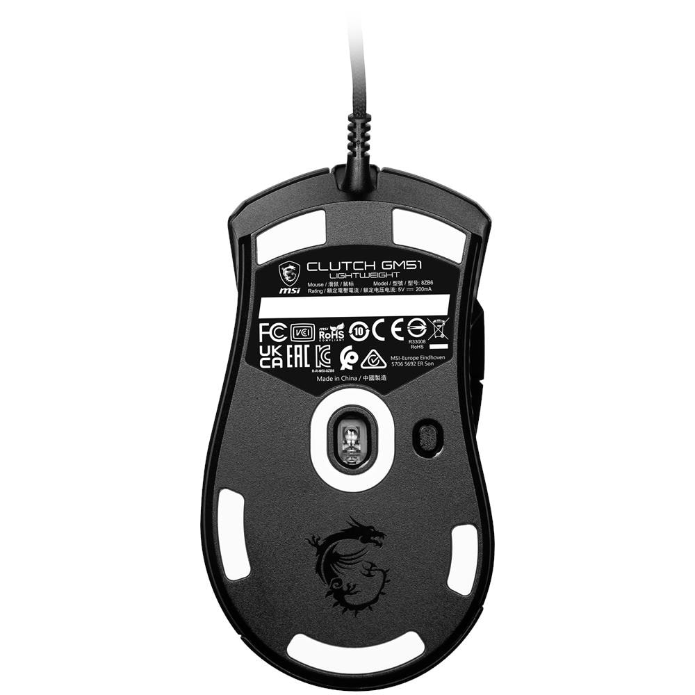 Mouse Clutch GM51 Lightweight Ottico 6 Tasti 26000 DPI Colore Nero - Foto 8