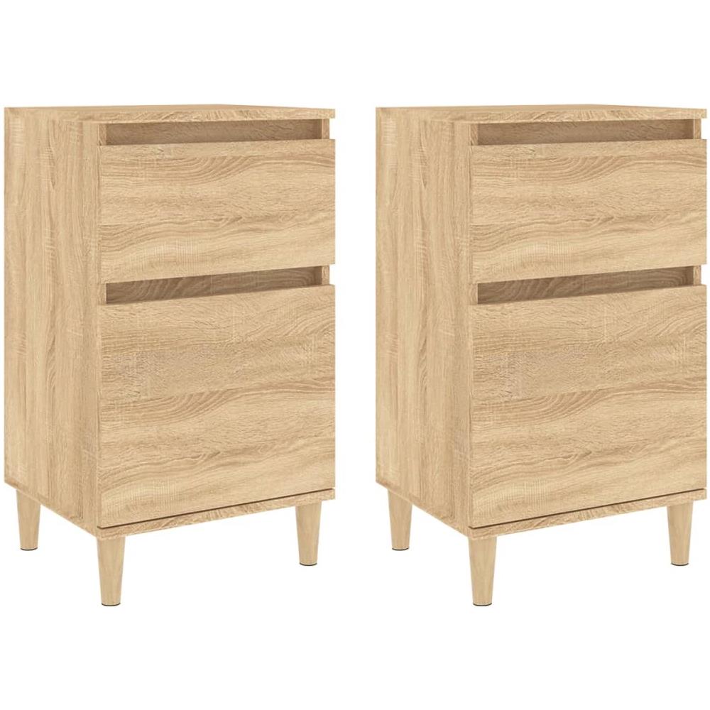 Comodini 2pz Rovere Sonoma 40x35x70 Cm - Foto 2