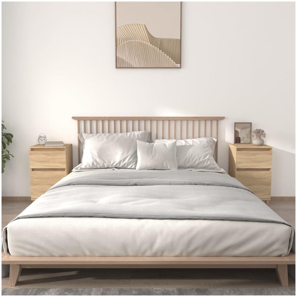 Comodini 2pz Rovere Sonoma 40x35x70 Cm - Foto 1