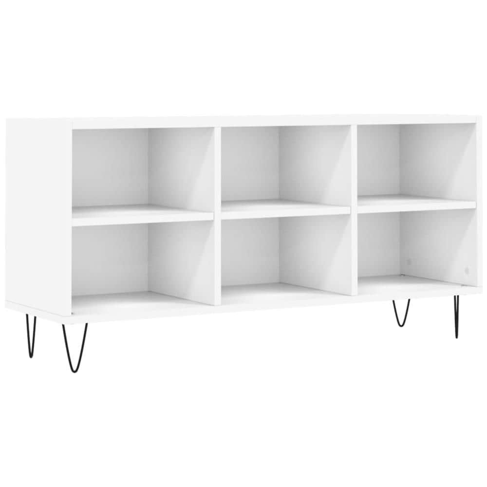 Mobile Porta Tv Bianco 103,5x30x50 Cm In Legno Multistrato - Foto 2