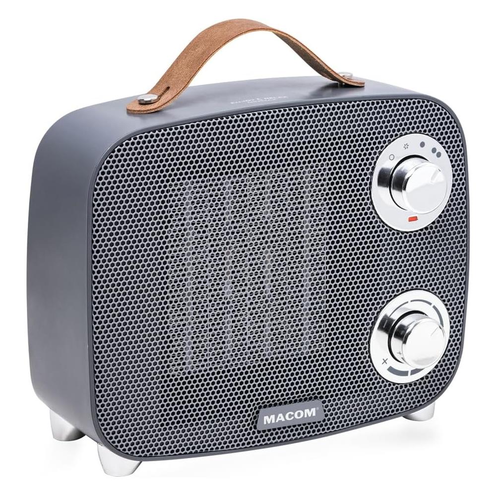 Termoventilatore MINI MAX in Ceramica con Potenza 1500 W Colore Grigio - Foto 2