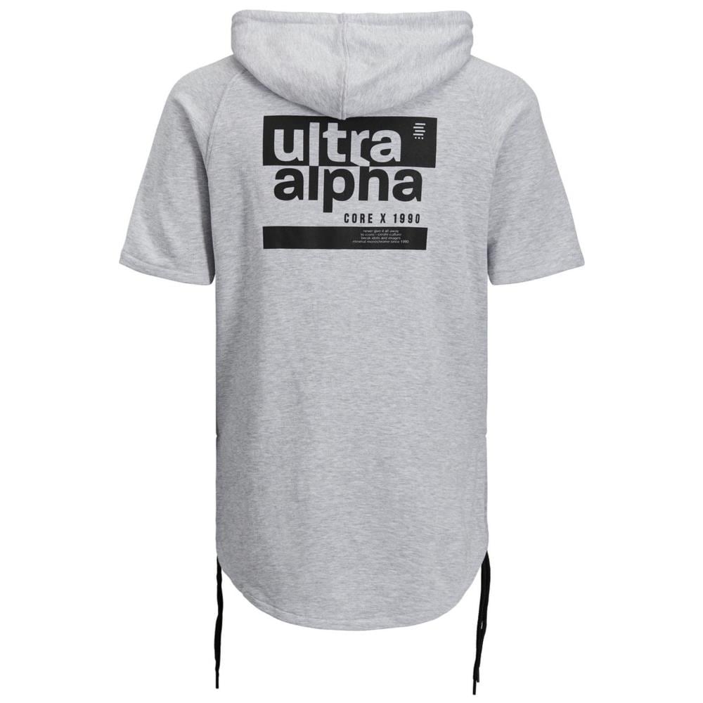 Felpa Uomo Lunga Con Cappuccio M /c - Foto 1