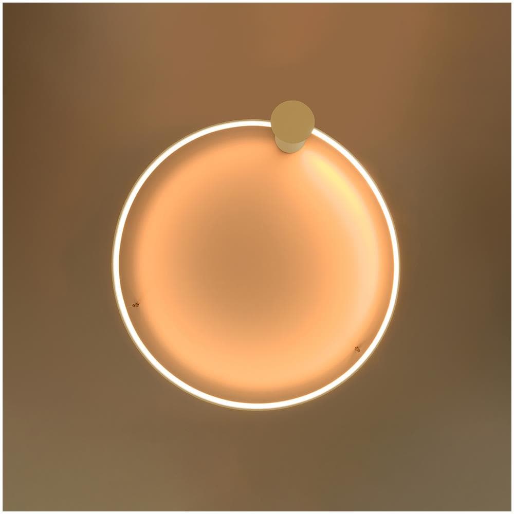 Sollux Lighting Lampada Da Soffitto Rio 110 Golden Led 3000k Th. 226 - Moderno Lampada A Soffitto D'oro 12.5x110x118 Cm - Foto 1