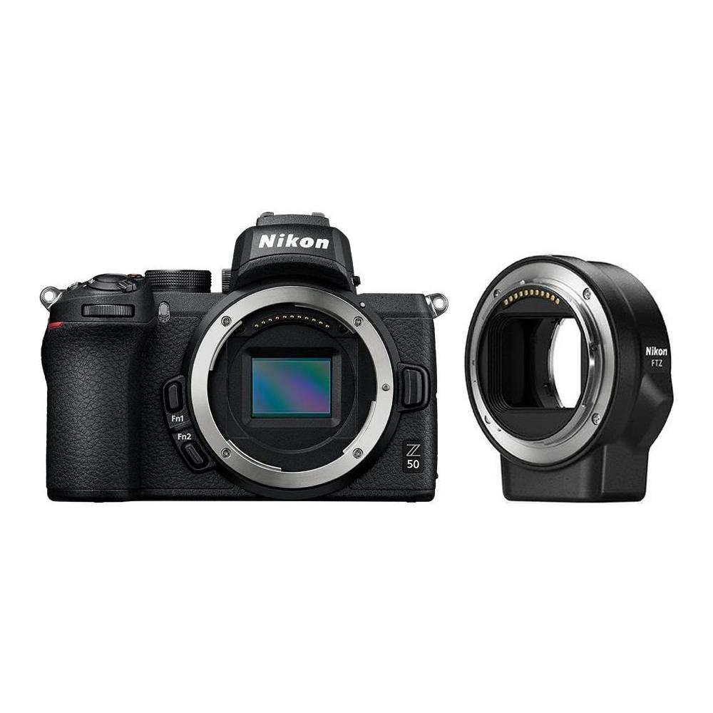 VOA050K003 Kit Fotocamera Mirrorless Z50 + Adattatore FTZ Colore Nero - Foto 1