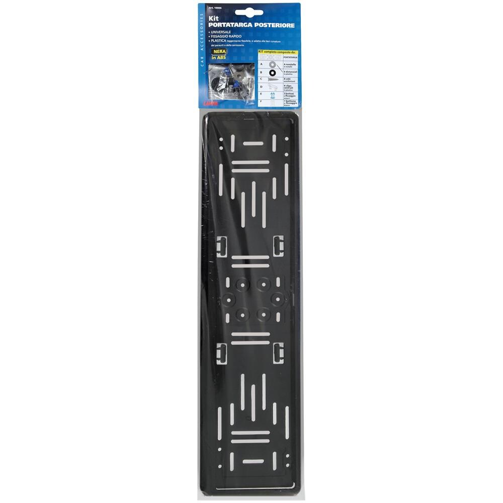 Portatarga Posteriore In Abs Nero - Foto 4