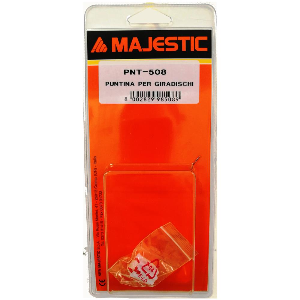 Puntina di Ricambio Giradischi Pnt-508 Audiola 33/45/78 Giri / min Colore Nero - Foto 1