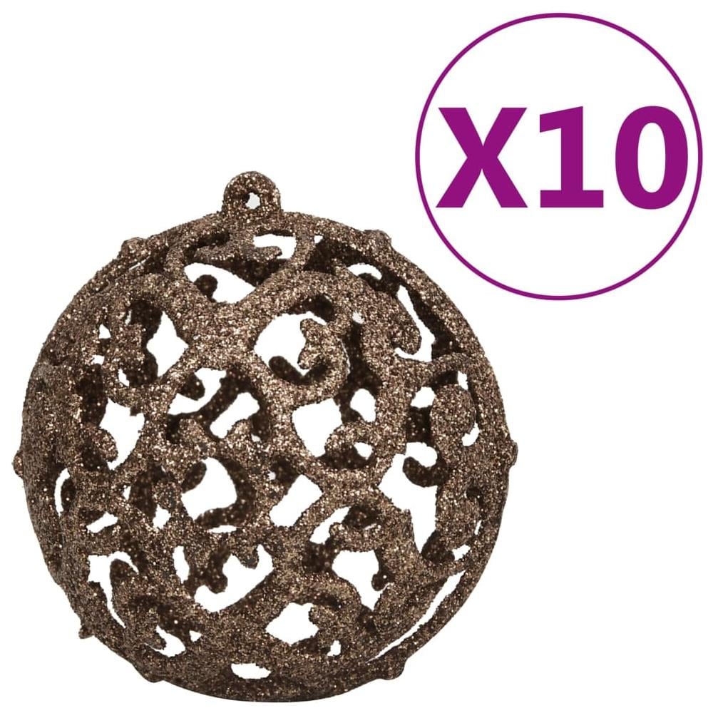 Set Natale con 120 Palline Punta e 300 Luci LED Oro Rosa - Foto 3