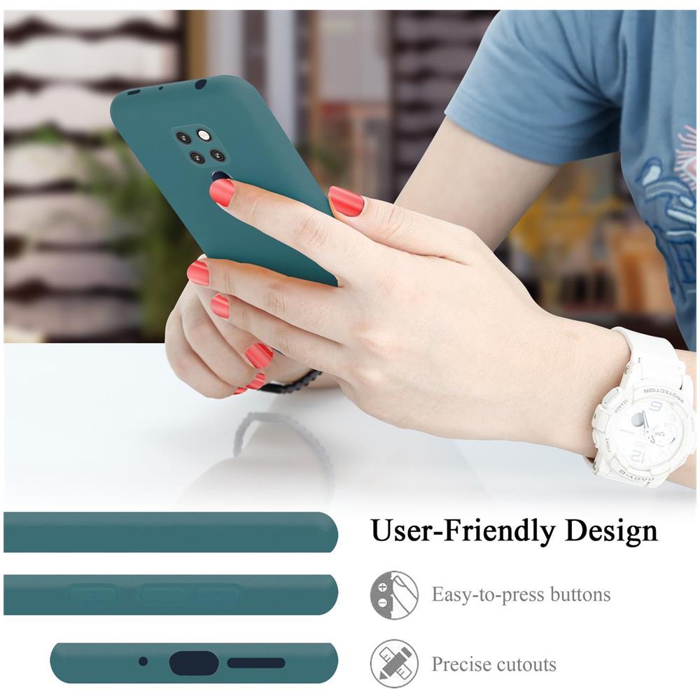 Custodia Compatibile Con Huawei Mate 20 In Liquid Verde - Coperchio Protettivo In Silicone Tpu Flessibile - Foto 7