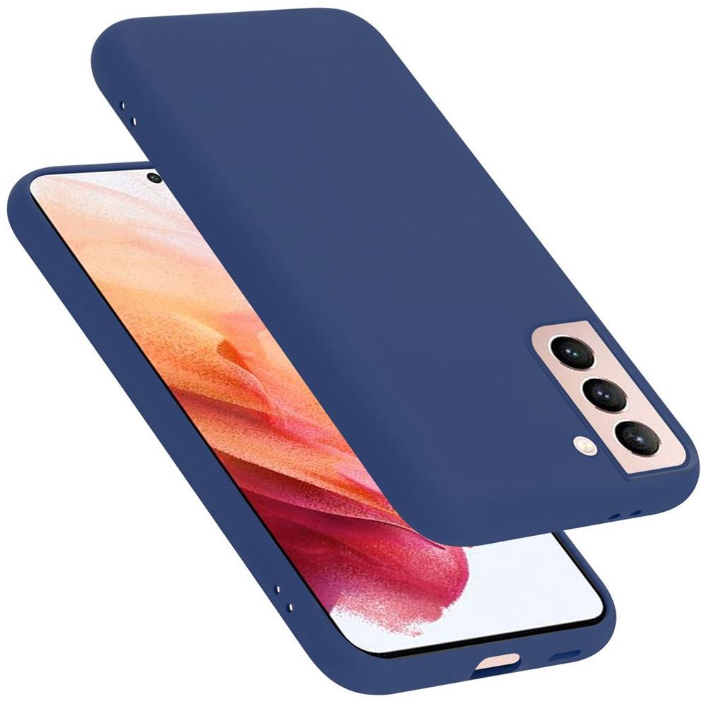 Custodia Compatibile Con Samsung Galaxy S21 In Liquid Blu - Coperchio Protettivo In Silicone Tpu Flessibile - Foto 1