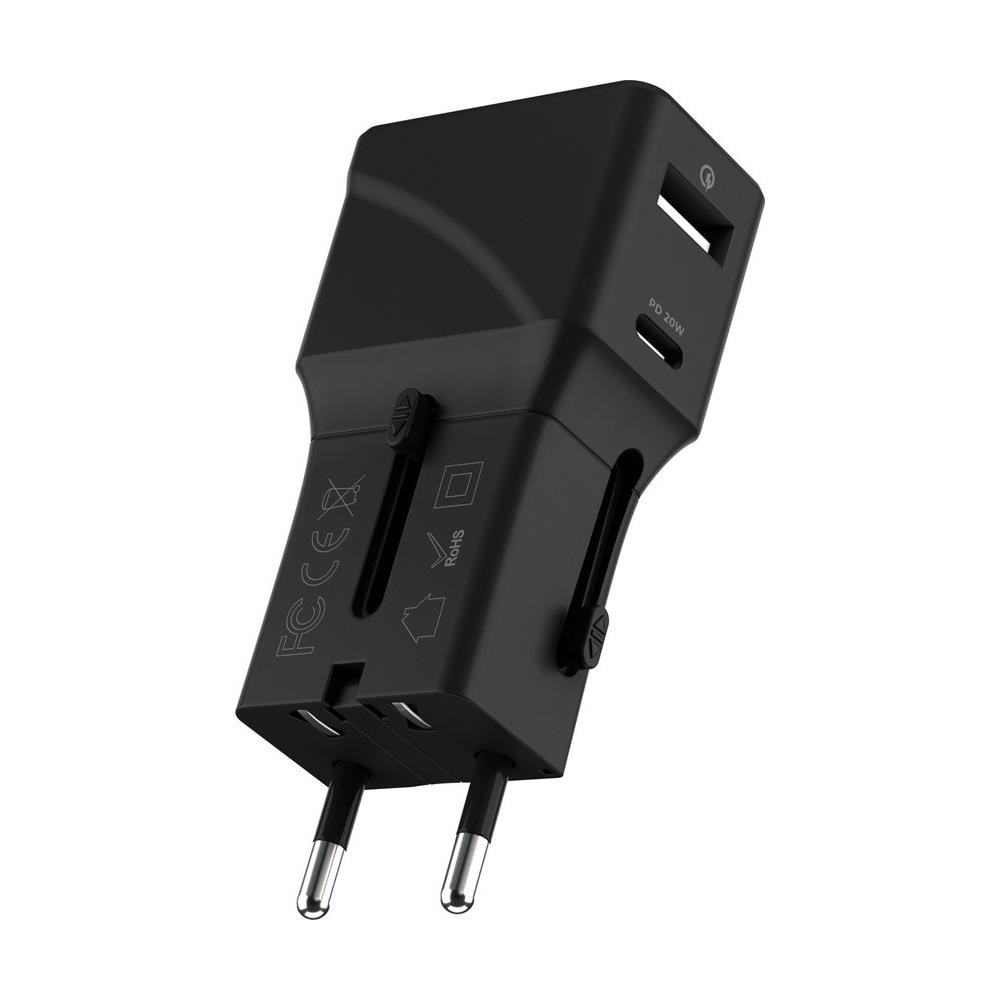 Spina Universale Con 1 Usb-c E 1 Usb-a - Foto 1