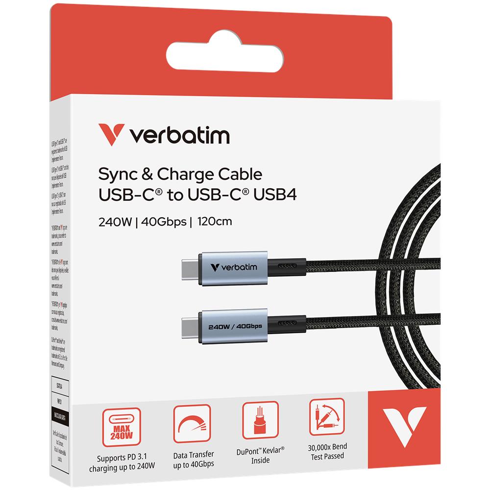 31847 cavo USB USB4 Gen 2x2 1,2 m USB C Nero - Foto 6