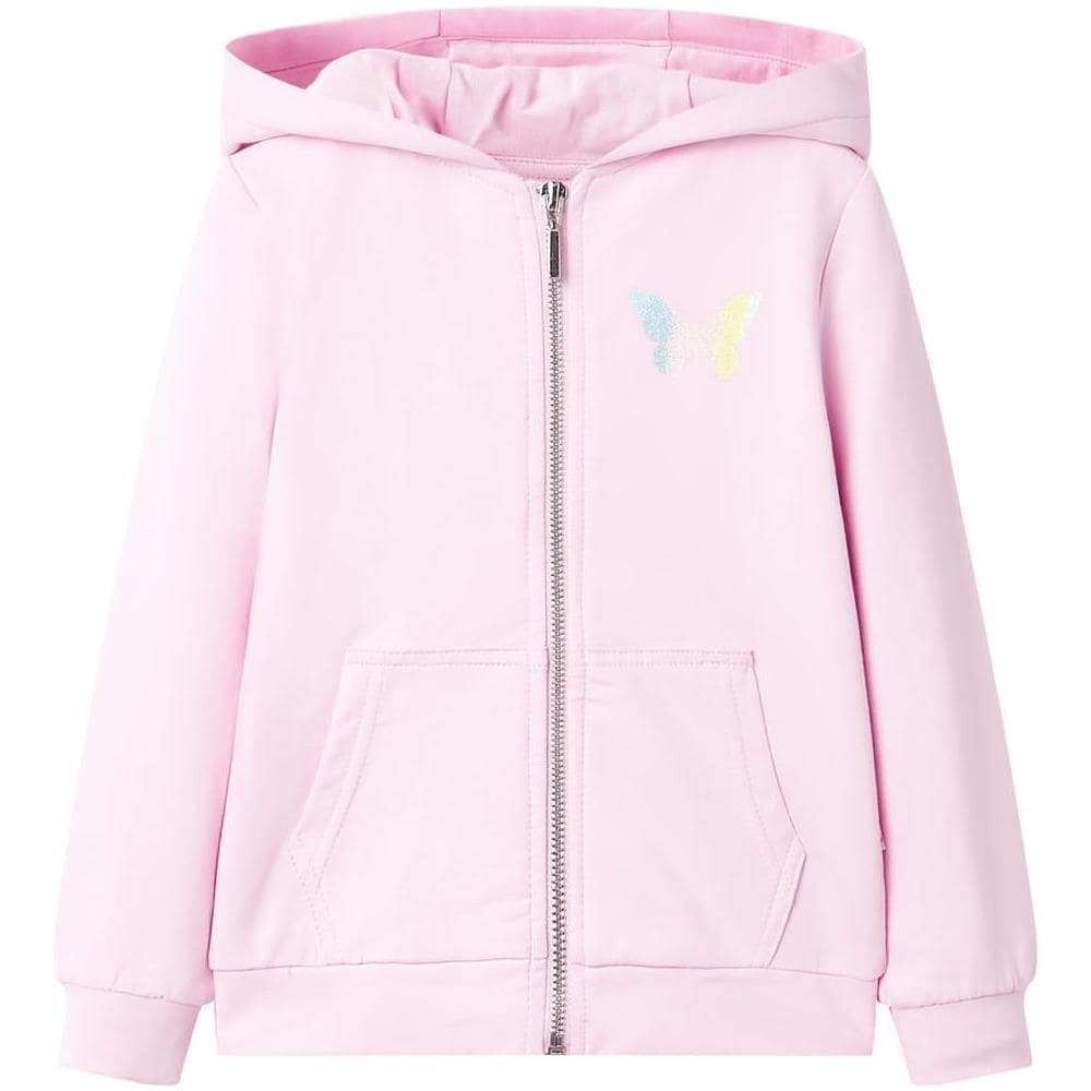 Felpa con Cappuccio da Bambina Rosa Chiaro 116 - Foto 1