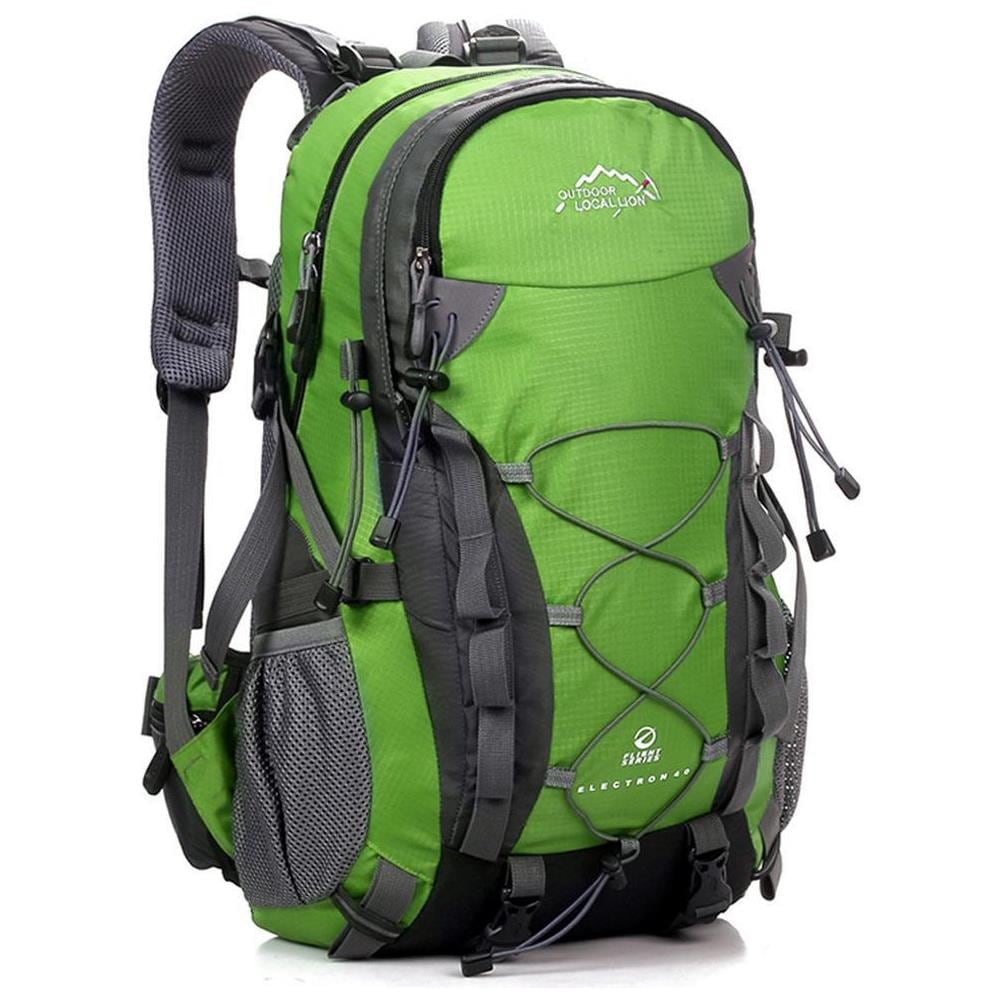 Zaino da Trekking Impermeabile Multiuso 40 Litri 50x32x15 cm Verde - Foto 1