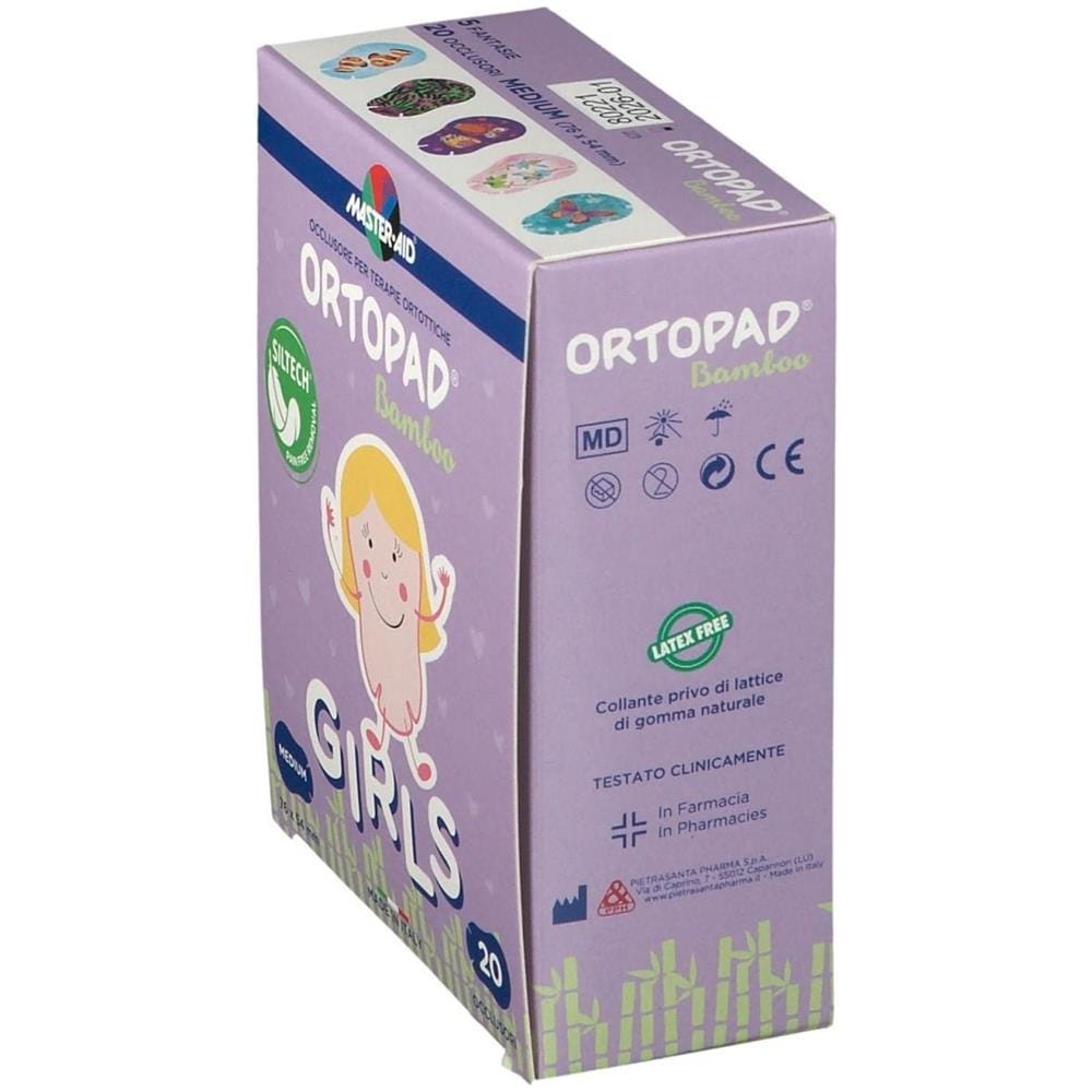 Cerotto Oculare per Ortottica Ortopad Girls M 5,4X7,6 20 Pezzi - Foto 2