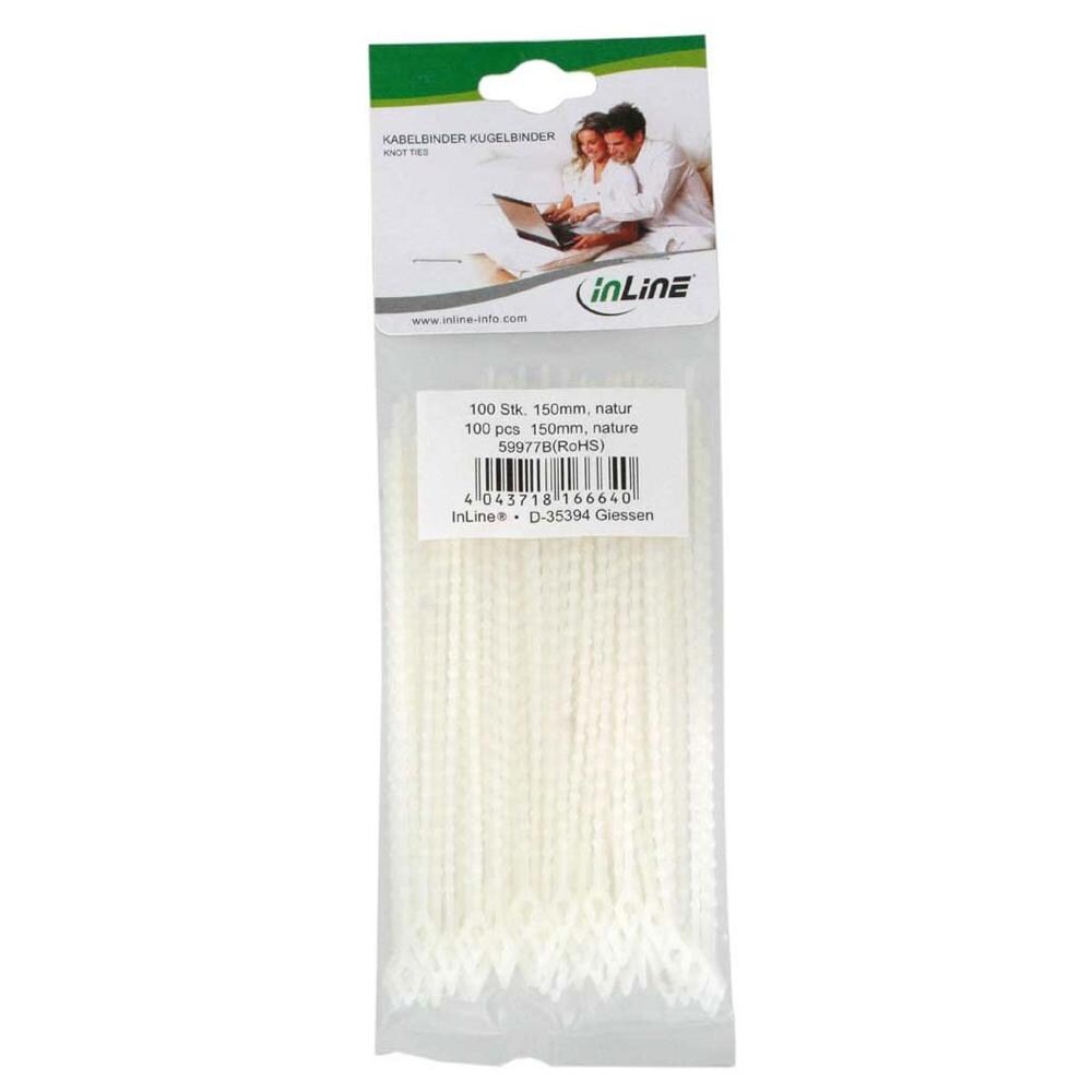 fascette per cablaggio a grani riapribili, 150mm, colore neutro, 100pz - Foto 2