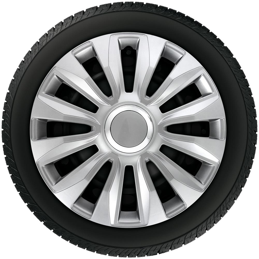 Copricerchi Auto Universali 13 Pollici Tech-one Avalone Pro Silver 31520 - Foto 9