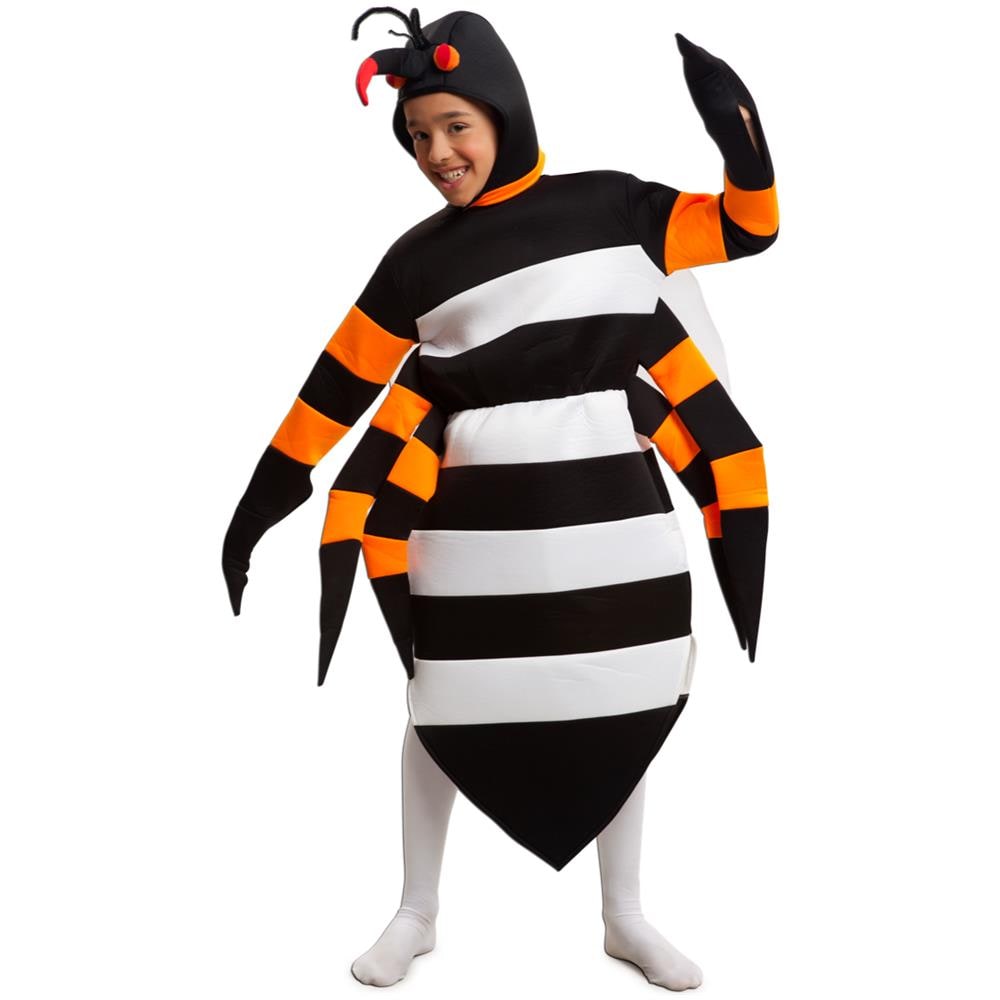 Travestimento Da Zanzara Tigre Per Bambino - Taglia: 5 A 6 Anni - Foto 2