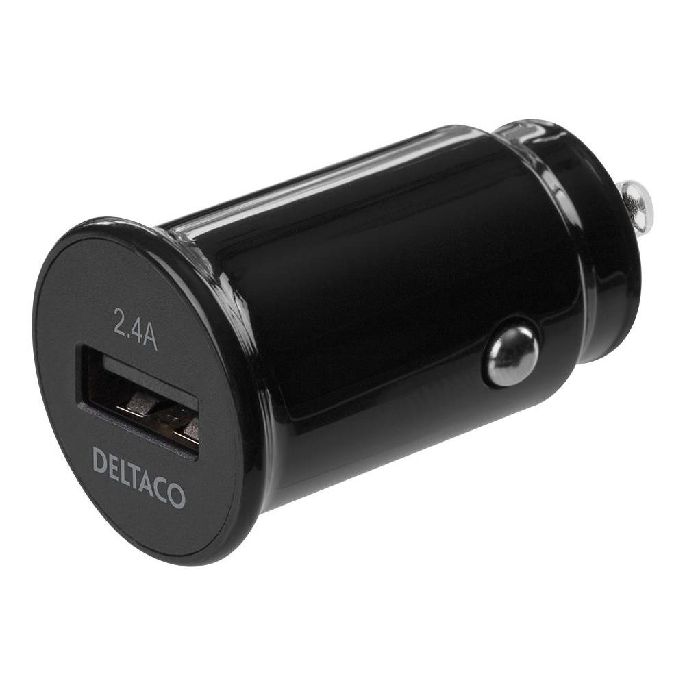 Caricabatteria Da Auto Usb Deltaco 12/24 V Con Dimensioni Compatte E 1x Porta Usb-a, 2 - Foto 7