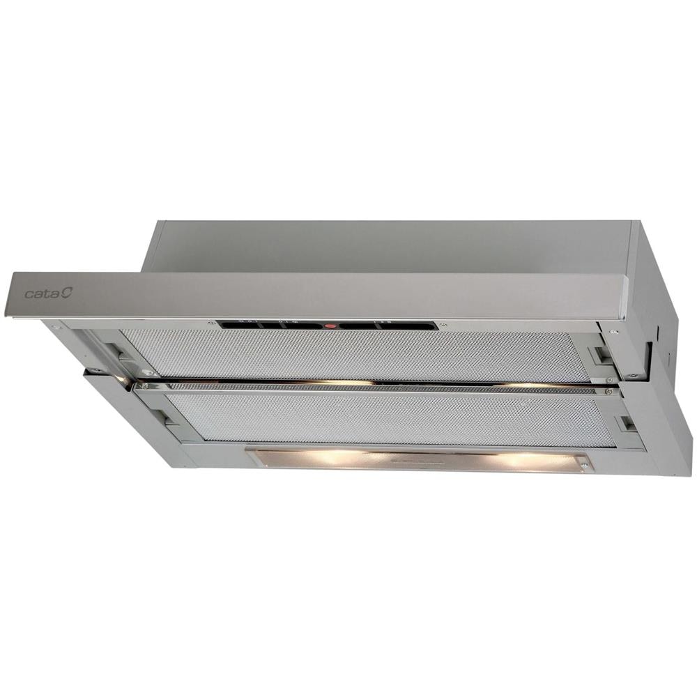 Cappa Tf 5260 X Telescopica, Classe Efficienza Energetica D, Larghezza 60 Cm, 325 M³ / h, Comando A Scorrimento, Led, Inox - Foto 1