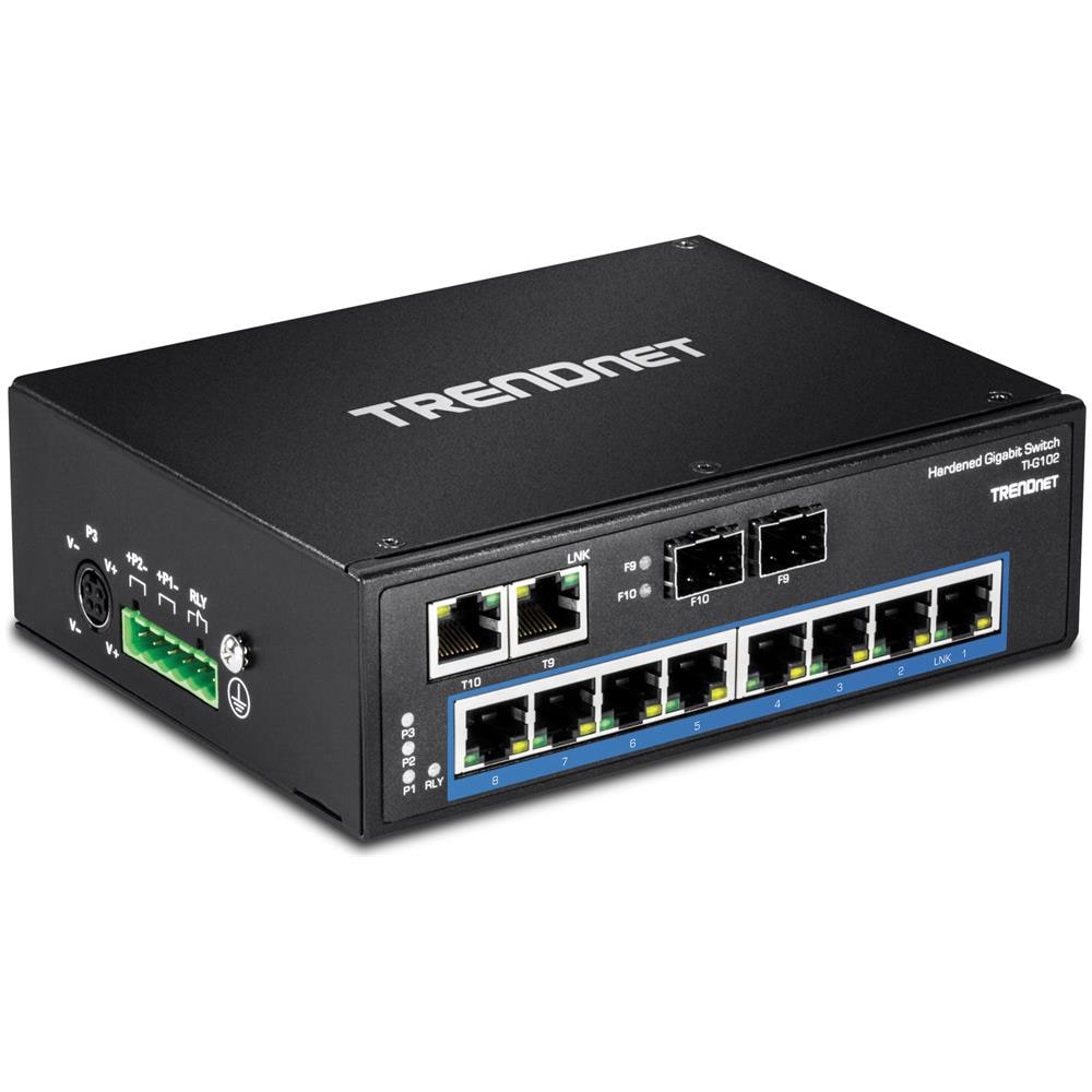 TI-G102 Switch di Rete Gigabit Ethernet (10/100/1000) Nero - Foto 2