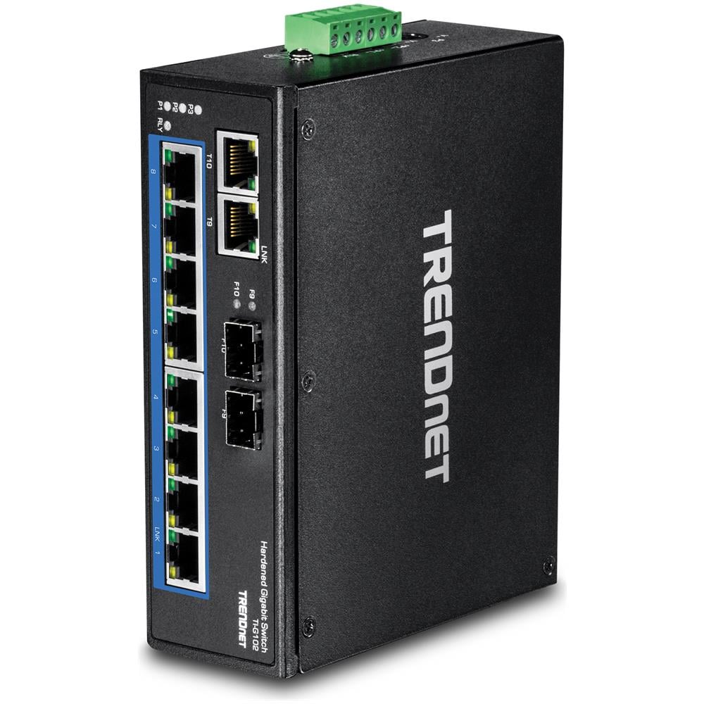 TI-G102 Switch di Rete Gigabit Ethernet (10/100/1000) Nero - Foto 1