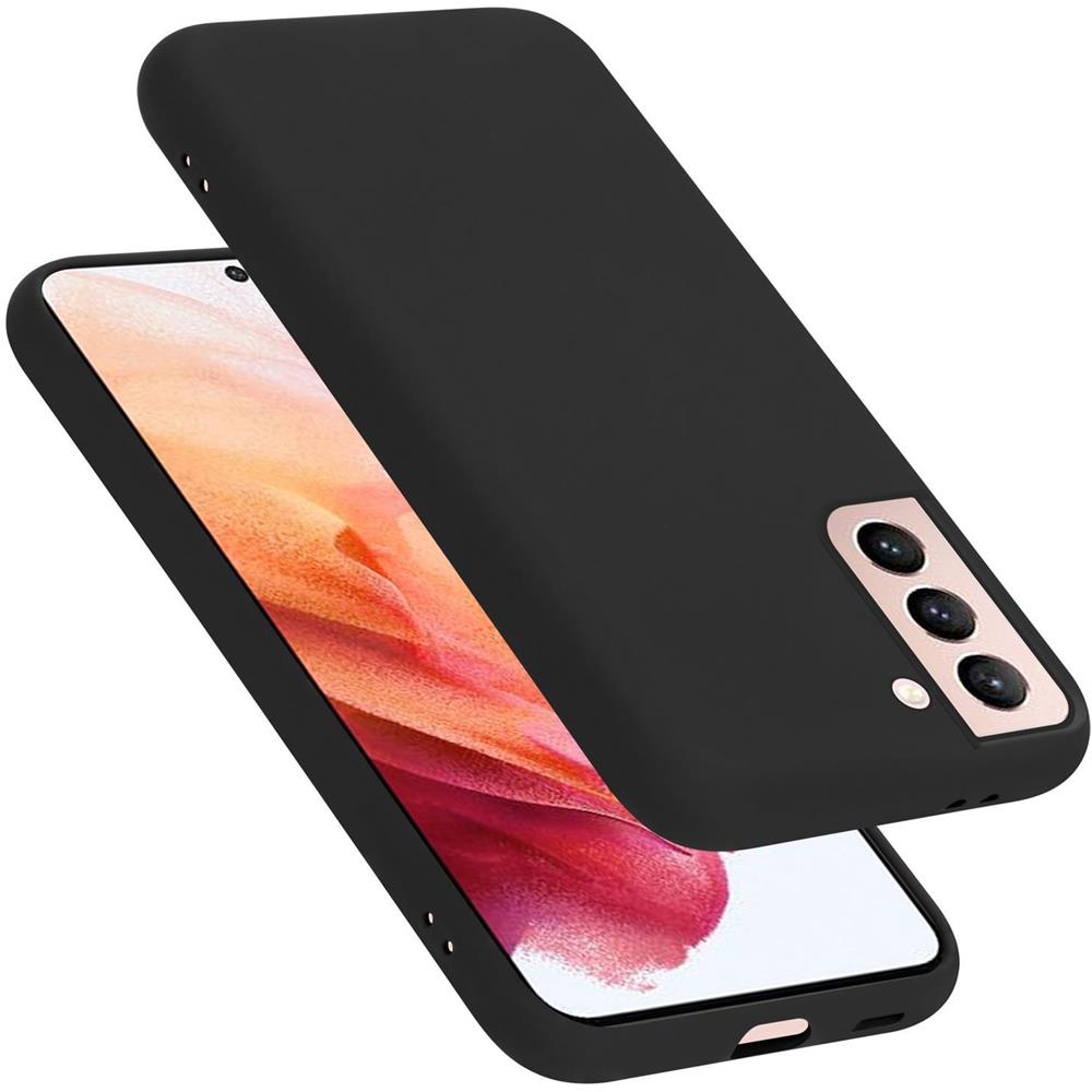 Cadorabo Custodia Compatibile Con Samsung Galaxy S21 In Liquid Nero - Coperchio Protettivo In Silicone Tpu Flessibile - Foto 1