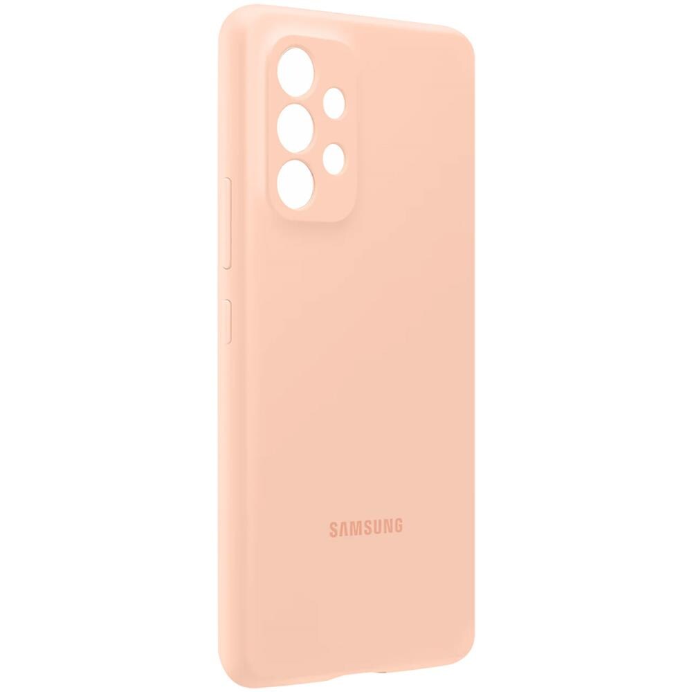 Cover Galaxy A53 5g Soft-touch Originale Silicone Cover Awesome Peach - Foto 2
