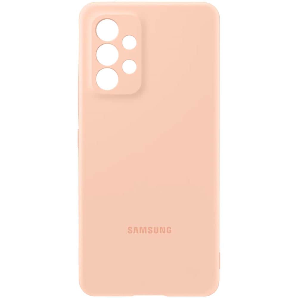 Cover Galaxy A53 5g Soft-touch Originale Silicone Cover Awesome Peach - Foto 1