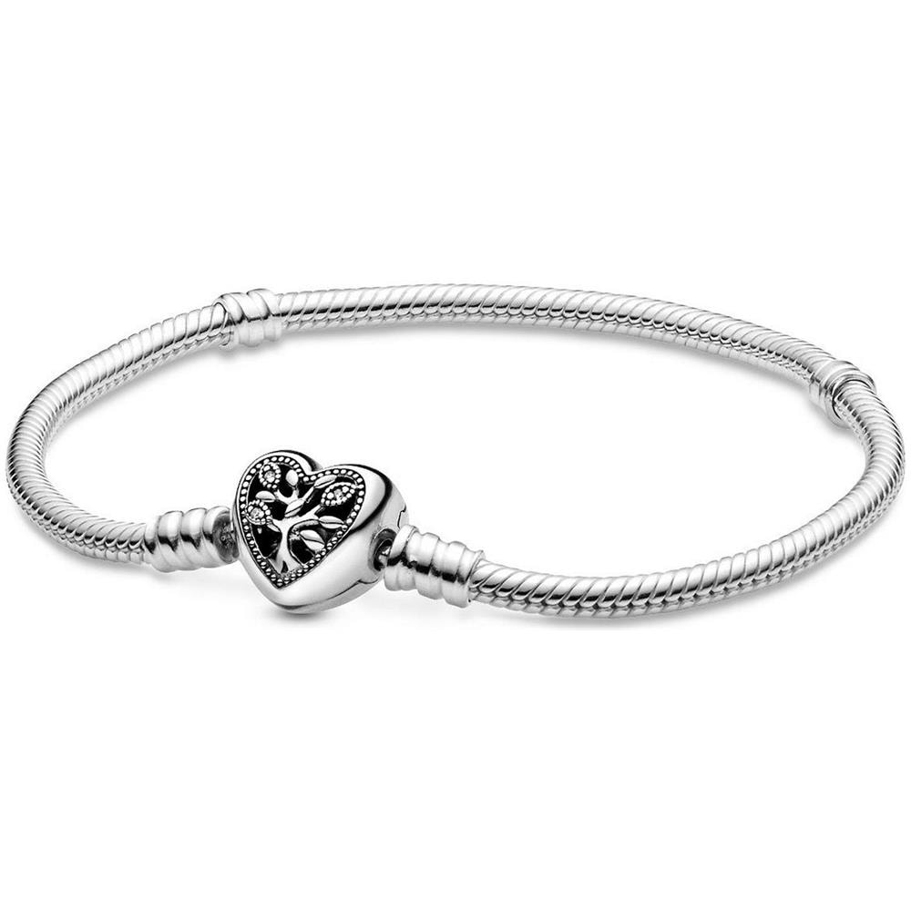 Bracciale Con Chiusura A Cuore Albero Della Famiglia Mis. 19 - Foto 1