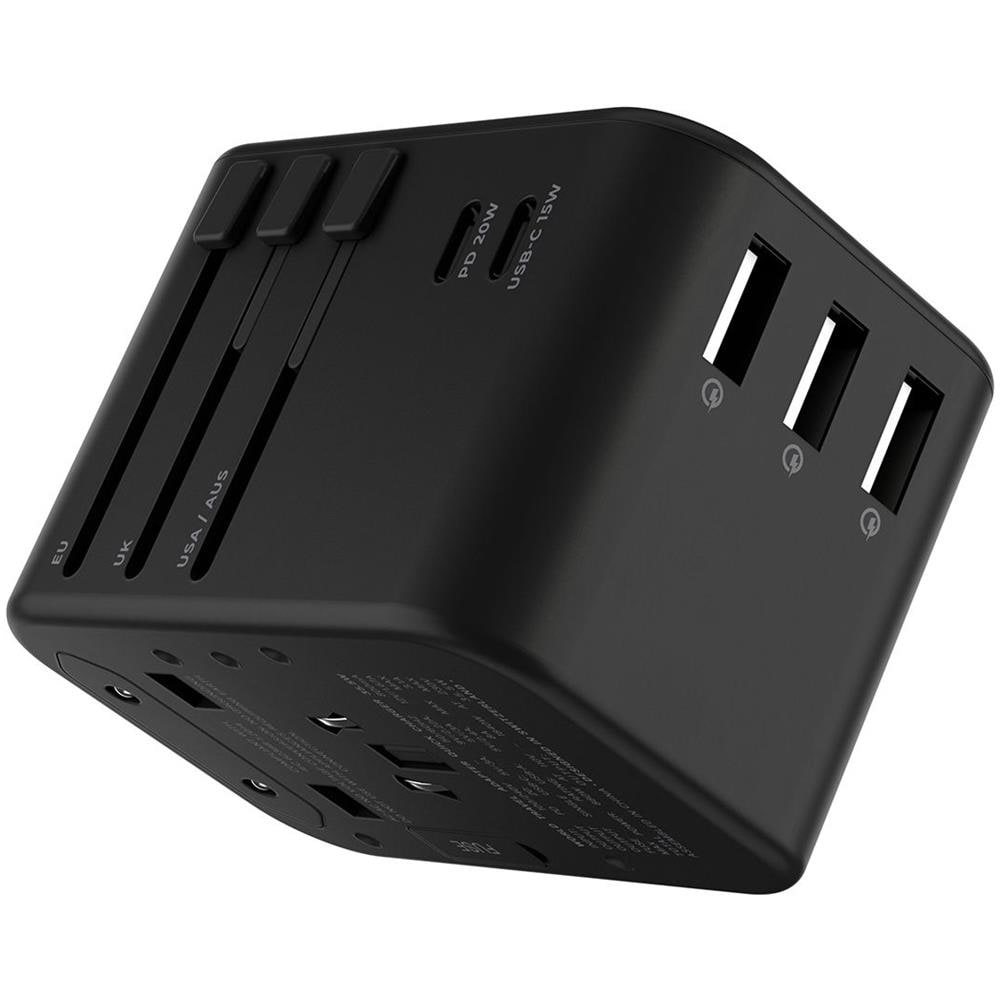 Spina Universale Con 2 Usb-c E 3 Usb-a - Foto 1