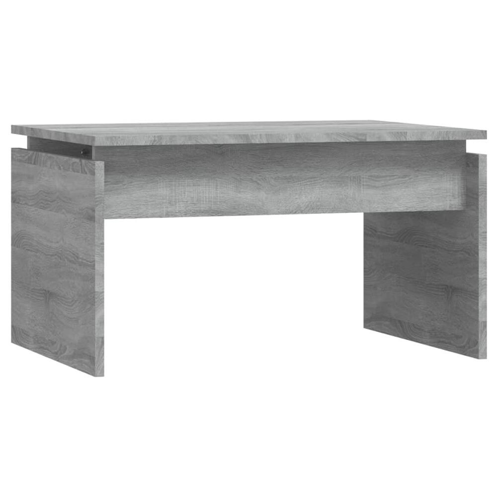 Tavolino Da Salotto Grigio Sonoma 68x50x38 Cm Legno Multistrato - Foto 2