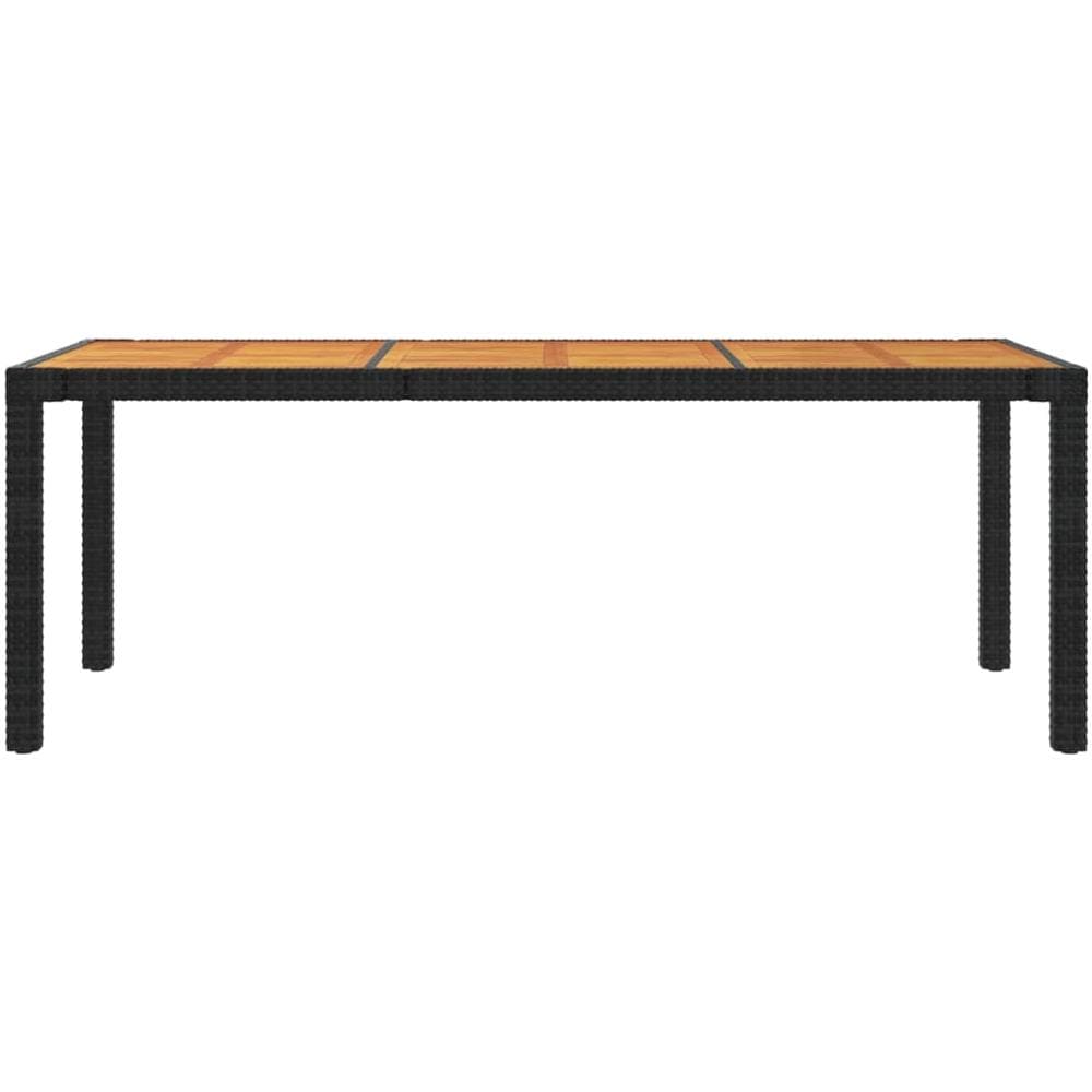 Set Mobili Da Giardino 7 Pz Con Cuscini In Polyrattan Nero - Foto 10