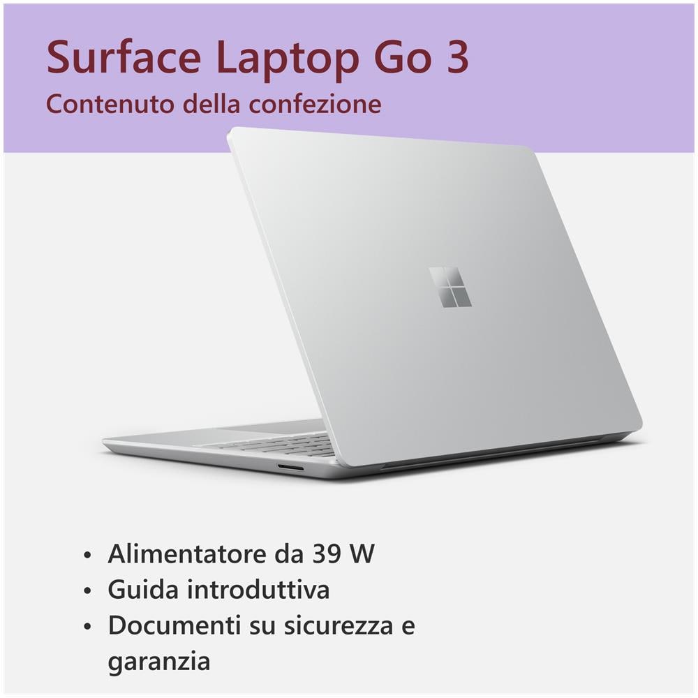 Windowsノート本体 Surface Laptop Go 3 i5-1235U/8GB/256GB マイクロソフト、Core i5-1235U搭載の12.4型ノートPC「Surface