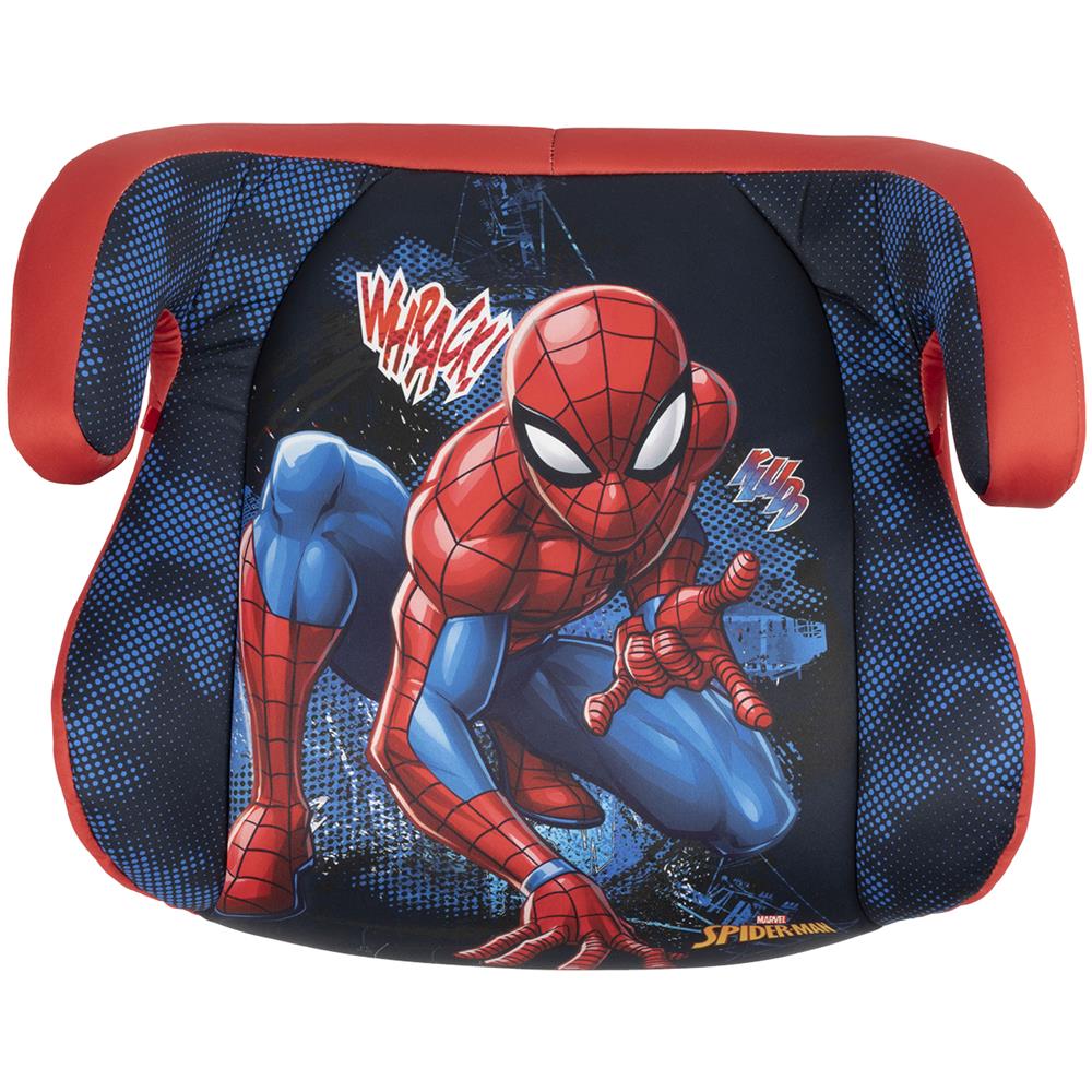 Alzabimbo Isofix Marvel Spiderman Adatto A Bambini Con Altezza Da 125 A 150 Cm Supereroi Uomo Ragno Seggiolino Rosso Azzurro Sicurezza - Foto 1