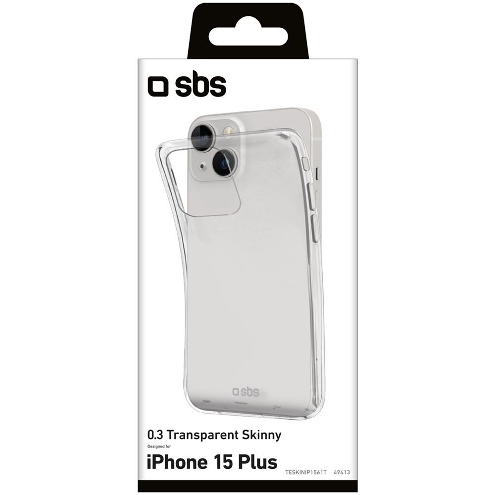 TESKINIP1567T custodia per cellulare 17 cm (6.7"") Cover Trasparente per iPhone 15 Pro - Foto 2