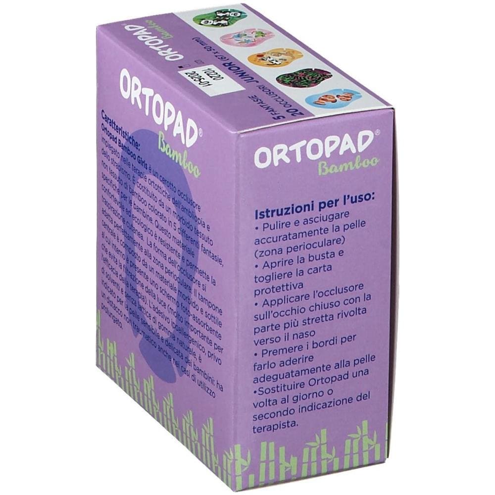 Cerotto Oculare per Ortottica Ortopad Girls Junior 5X6,7 20 Pezzi - Foto 1