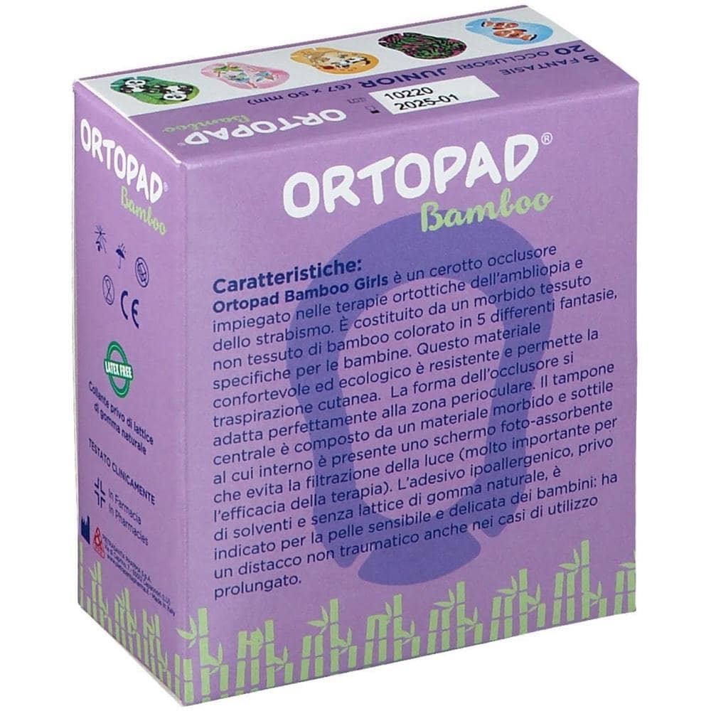 Cerotto Oculare per Ortottica Ortopad Girls Junior 5X6,7 20 Pezzi - Foto 2