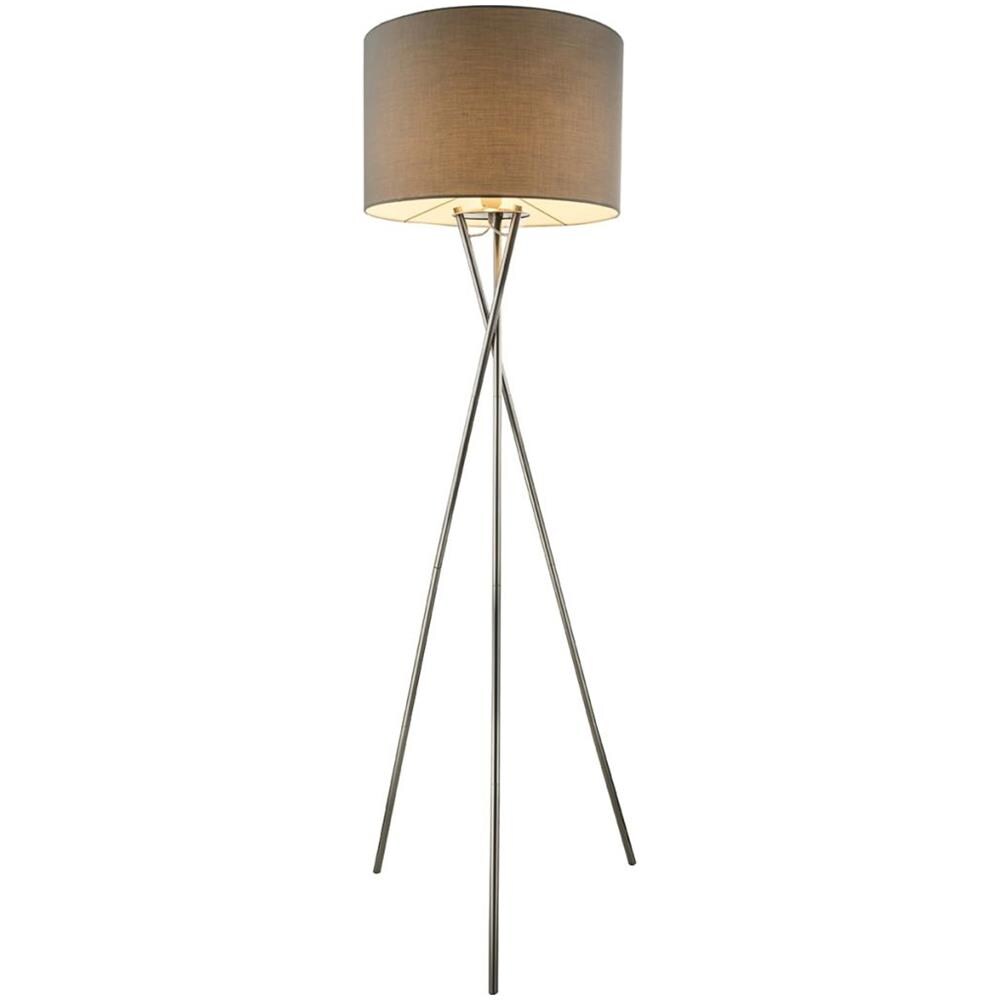 Piantana Gustav In Metallo Grigio 24687 - Foto 1