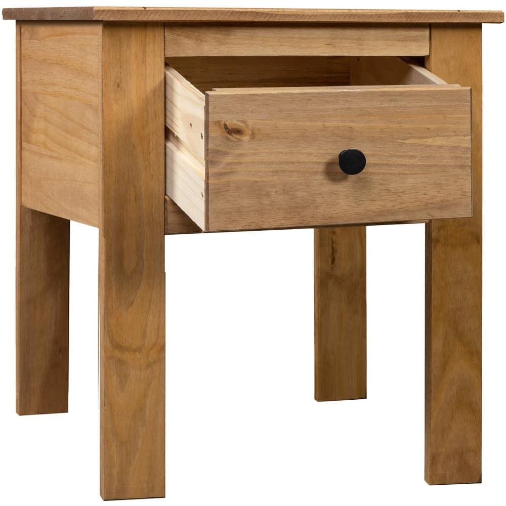 Comodino 46x40x57 cm in Legno di Pino Panama Range - Foto 2