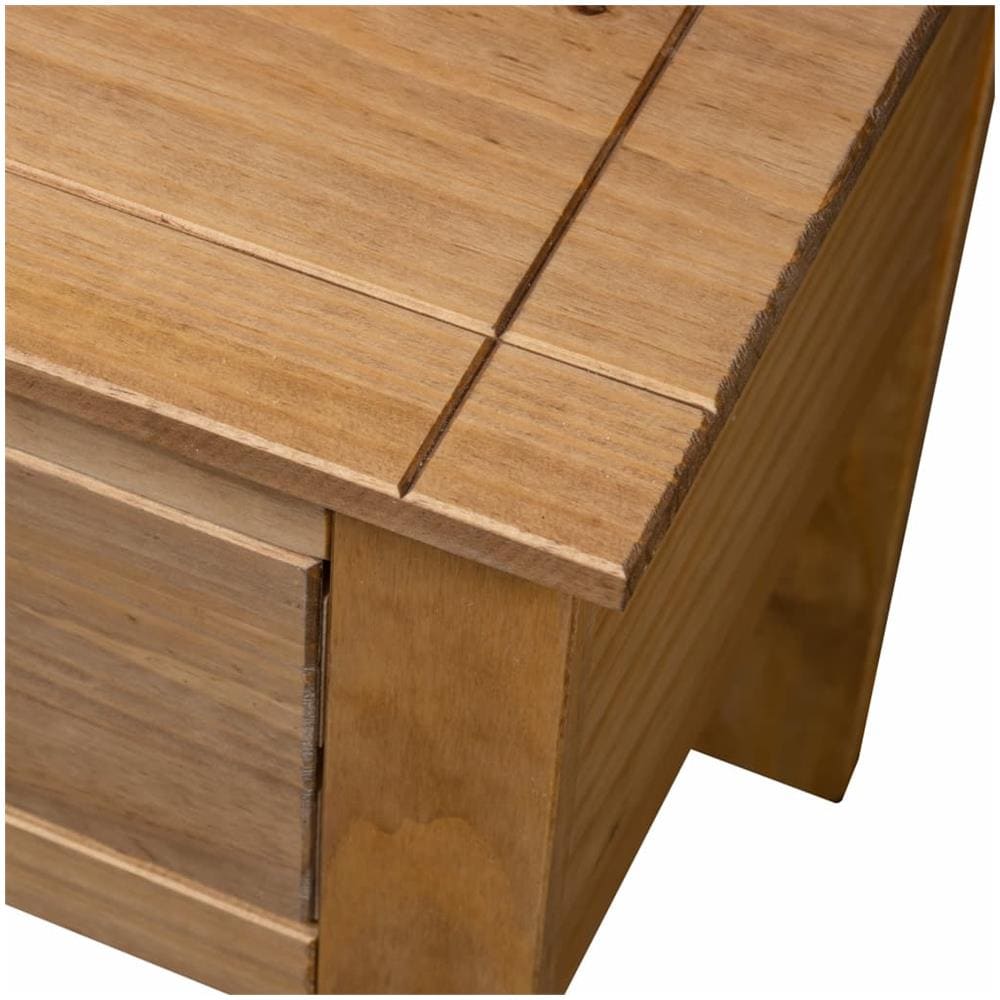 Comodino 46x40x57 cm in Legno di Pino Panama Range - Foto 14