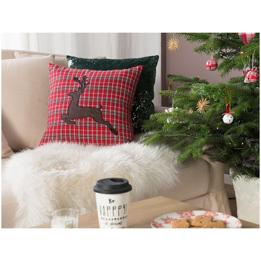 Set Di 2 Cuscini Decorativi 45x45cm Rosso Comet - Foto 2