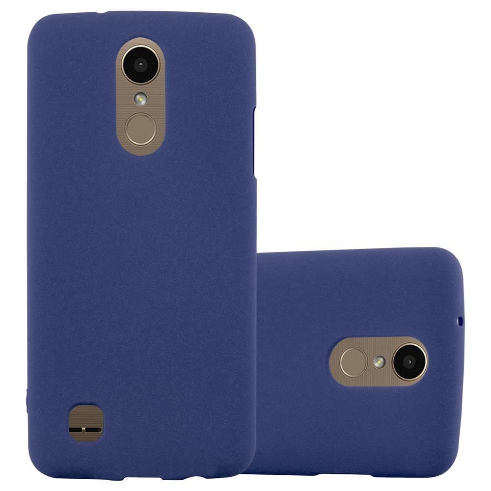 Custodia Compatibile Con Lg K10 2017 Us Version In Frost Blu Scuro - Coperchio Protettivo In Silicone Tpu Flessibile - Foto 1