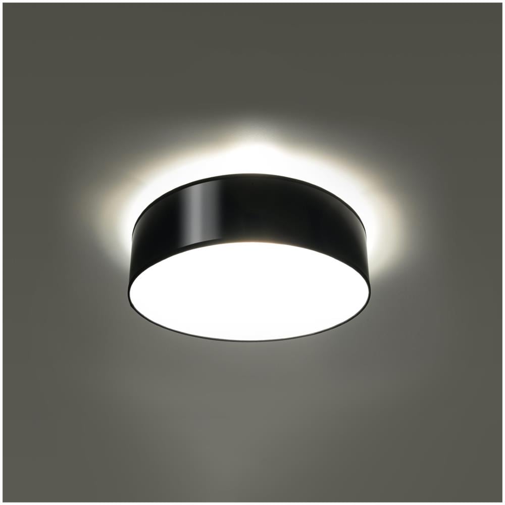 Novità! Plafoniera Nera Per Cucina E Camera - Pvc - Arena 35 Sl. 0121 Lampada Da Soffitto Rotonda, Stile Moderno, A 2 Luci Led E-27 *** Lampade - I Prezzi Più Bassi Su Amazon! - Foto 15