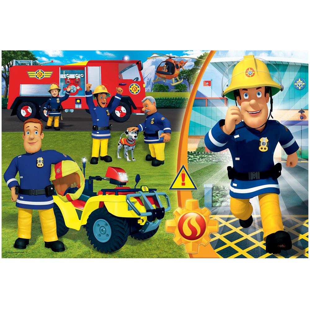 , Puzzle, Il Coraggioso Pompiere Sam, 24 Pezzi Maxi, Prism A&d Fireman Sam, Per Bambini Dai 3 Anni In Su. - Foto 3