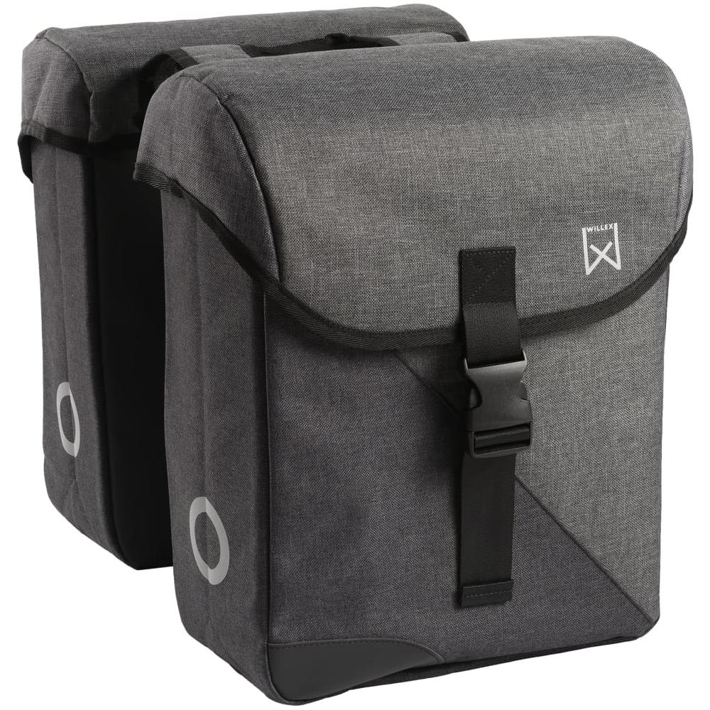 Borsa Doppia per Bicicletta 800 33 L Grigia e Nera - Foto 1
