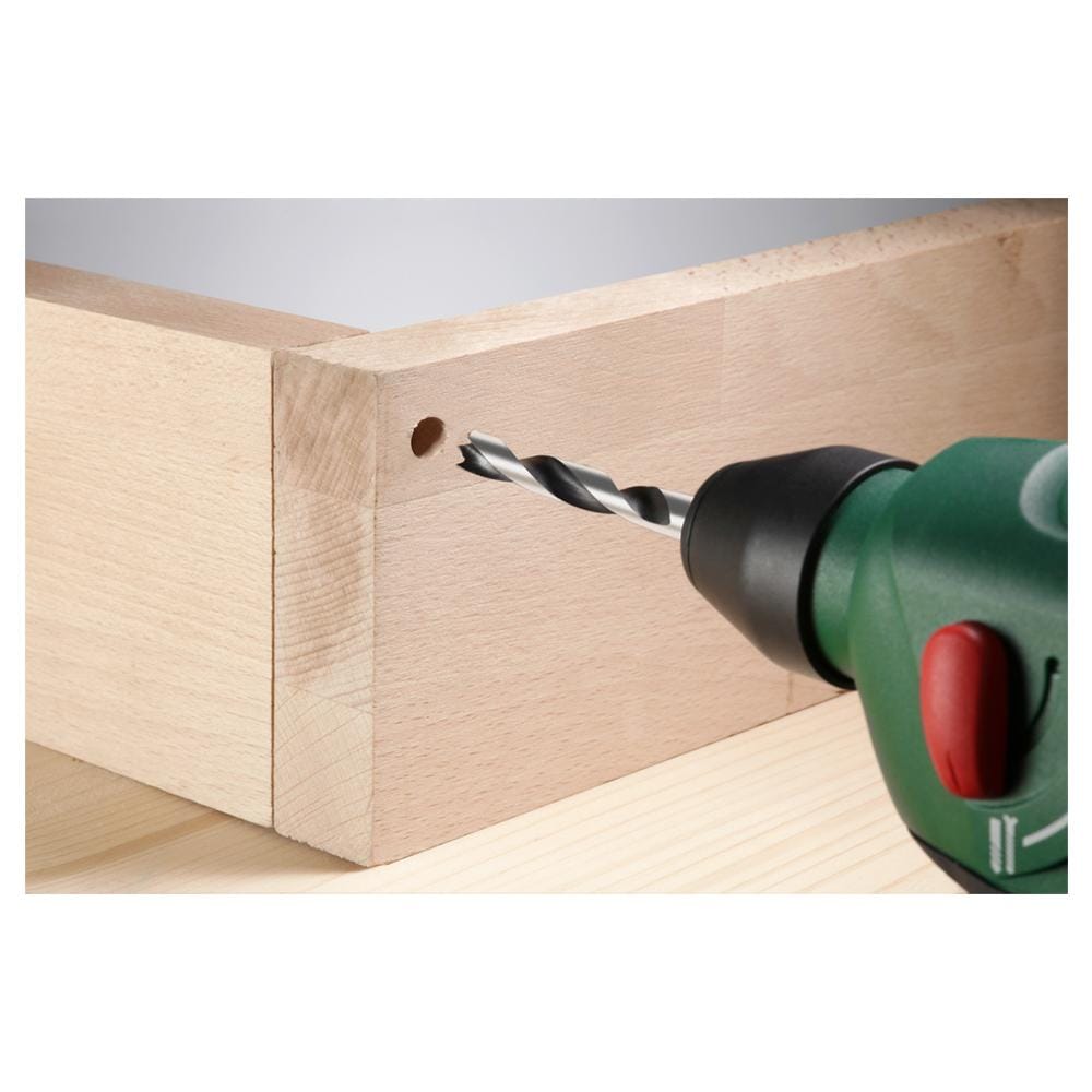 513900, Drill, Set di punte per trapano, Hardwood, Legno dolce, Chromium-Vanadium Steel (Cr-V) , 3, 4, 5, 6, 8, Nero - Foto 3