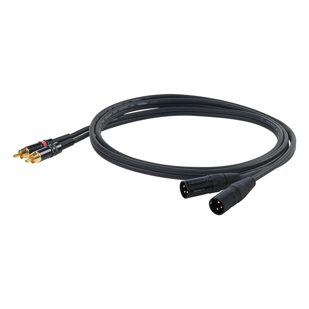 CHLP330LU3 3m 2 x RCA 2 x XLR (3-pin) Nero cavo audio - Foto 2