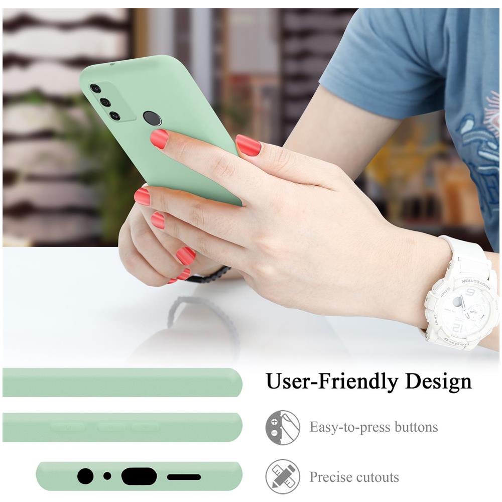 Custodia Compatibile Con Honor 9a In Liquid Verde Chiaro - Coperchio Protettivo In Silicone Tpu Flessibile - Foto 7